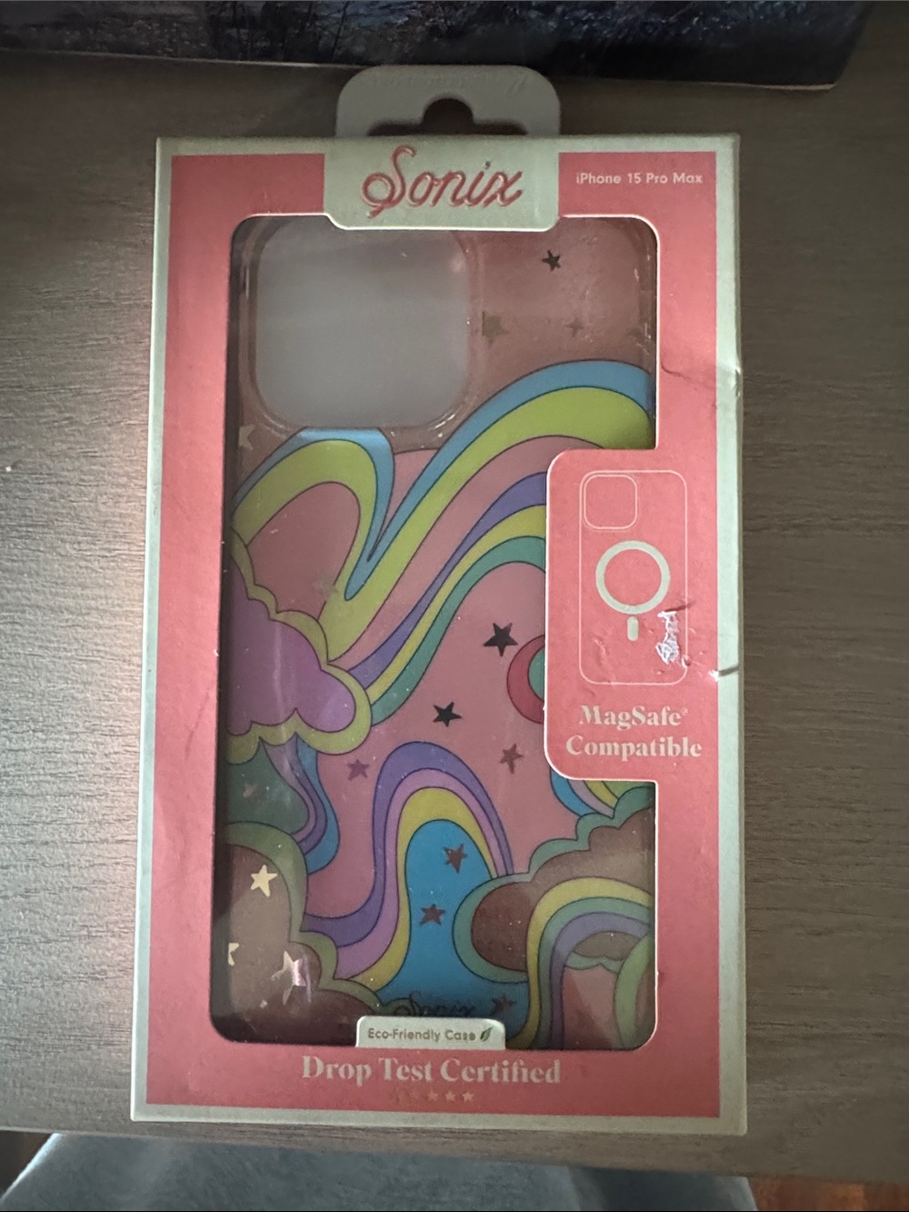 Sonix Pink Rainbow Cloud iPhone 15 Pro Max Case